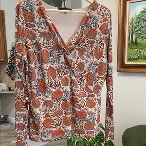 Jane and Delancey Floral Long Sleeve Top - Feminine and Fun